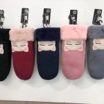 Rękawiczki Damskie  paczka 12parę _mix kolor 9414471