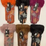 Rękawiczki Damskie  paczka 12parę _mix kolor 9414490