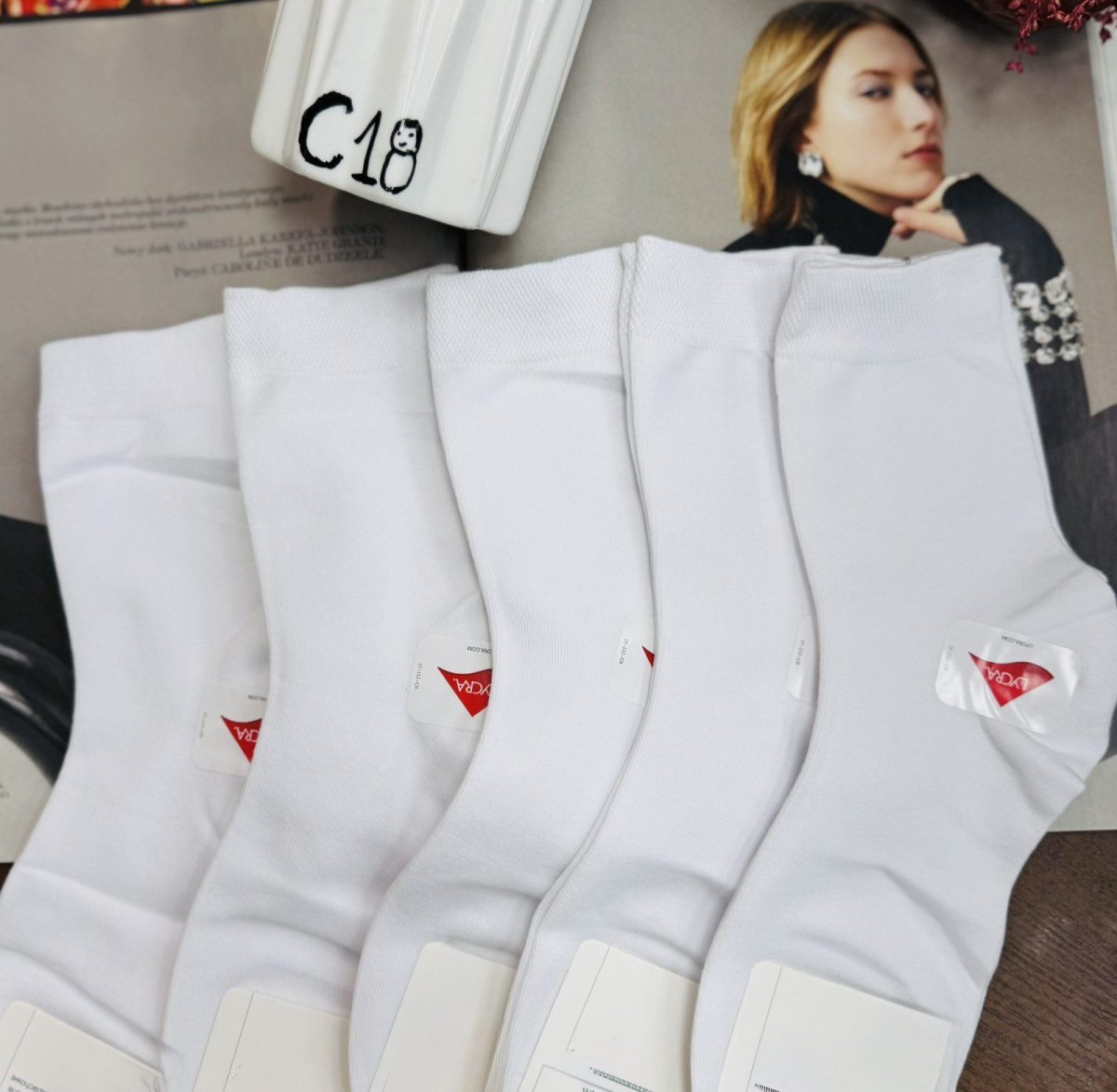 SKARPETY DAMSKIE .SIZE: 35-42_ (40PAR/PACZKA) KOLOR JAK NA ZDZIĘCIU 9414687
