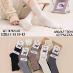 SKARPETY DAMSKIE .SIZE: 35-42_ (40PAR/PACZKA) KOLOR JAK NA ZDZIĘCIU 9414739