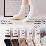 SKARPETY DAMSKIE .SIZE: 35-42_ (40PAR/PACZKA) KOLOR JAK NA ZDZIĘCIU 9414740