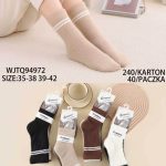 SKARPETY DAMSKIE .SIZE: 35-42_ (40PAR/PACZKA) KOLOR JAK NA ZDZIĘCIU 9414741