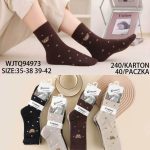 SKARPETY DAMSKIE .SIZE: 35-42_ (40PAR/PACZKA) KOLOR JAK NA ZDZIĘCIU 9414742