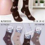 SKARPETY DAMSKIE .SIZE: 35-42_ (40PAR/PACZKA) KOLOR JAK NA ZDZIĘCIU 9414743