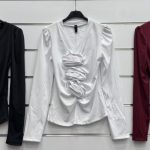 Bluzki Damskie wloskie _size uni_ paczka 6szt_ mix kolor 9414856