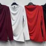 Bluzki Damskie wloskie _size uni_ paczka 6szt_ mix kolor 9414876