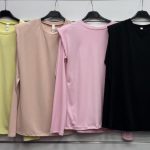Bluzki Damskie wloskie _size uni_ paczka 6szt_ mix kolor 9414878