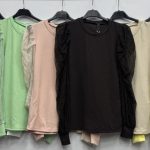 Bluzki Damskie wloskie _size uni_ paczka 6szt_ mix kolor 9414879