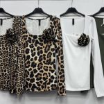 Bluzki Damskie wloskie _size uni_ paczka 6szt_ mix kolor 9414885
