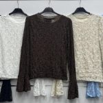 Bluzki Damskie wloskie _size uni_ paczka 6szt_ mix kolor 9414888