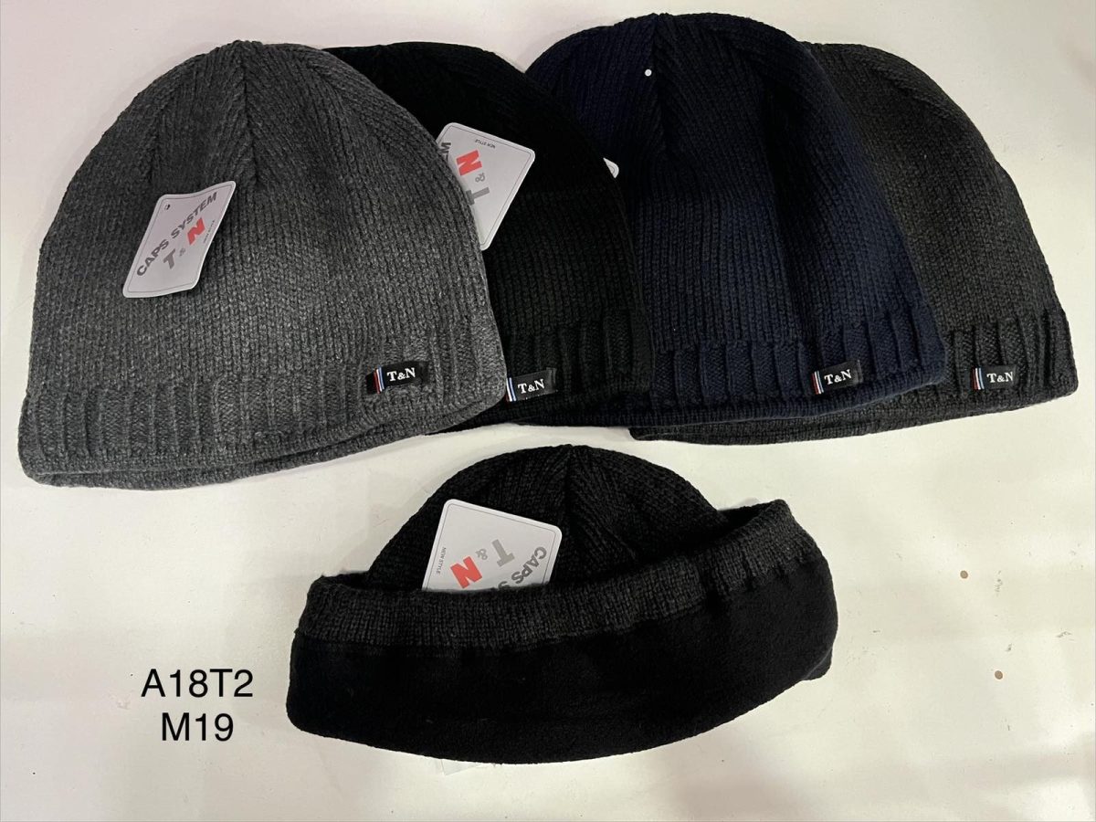 Czapki Męskie _ paczka 12szt _mix kolor 9415076