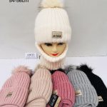 Komplety Czapki Damskie_ paczka 10szt _mix kolor 9415114