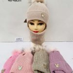 Komplety Czapki Damskie_ paczka 10szt _mix kolor 9415121