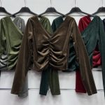 Bluzki Damskie wloskie _size uni_ paczka 6szt_ mix kolor 9415143