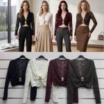 Bluzki Damskie wloskie _size uni_ paczka 6szt_ mix kolor 9415252