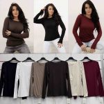 Bluzki Damskie wloskie _size uni_ paczka 6szt_ mix kolor 9415254
