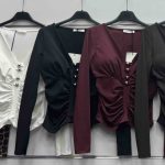 Bluzki Damskie wloskie _size uni_ paczka 6szt_ mix kolor 9415257