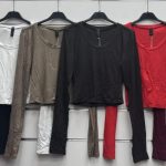 Bluzki Damskie wloskie _size uni_ paczka 6szt_ mix kolor 9415261
