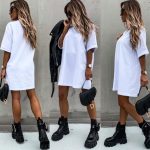 Tuniki Damskie Polskie_ size uni_ paczka 4szt 1 kolor 9415311