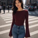 Bluzki Damskie Polskie_ size uni_ paczka 4szt 1 kolor 9415452