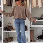 Bluzy Damskie Polskie_ size uni_ paczka 4szt 1 kolor 9415481