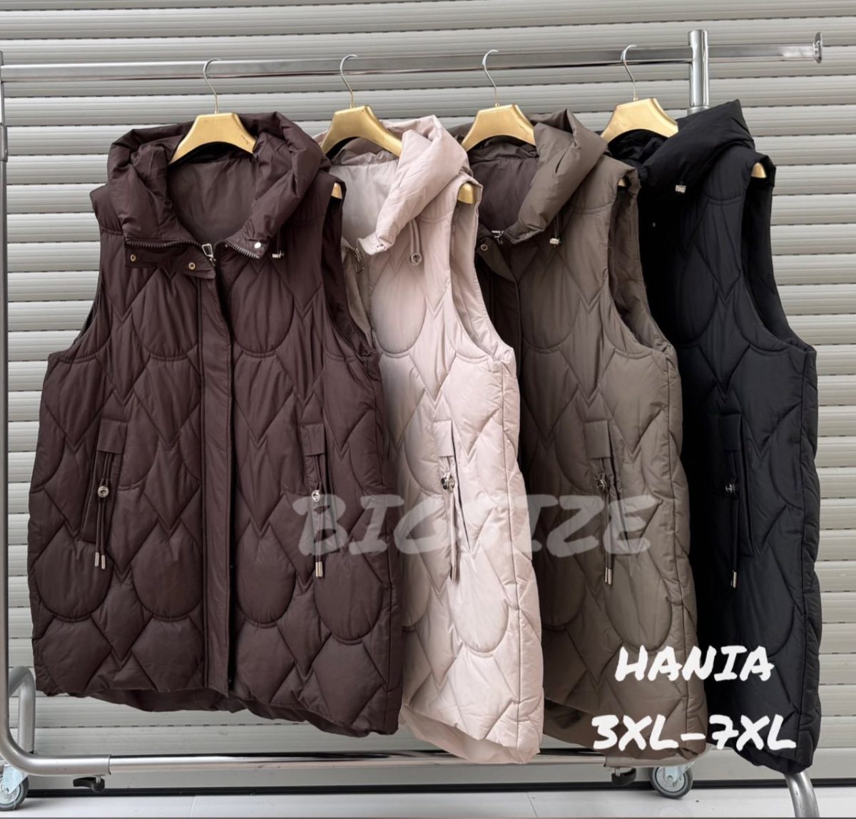 Kamizelki Damskie _ size 3-7xl_ paczka 5szt 1 kolor 9415502