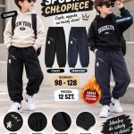 Spodnie DZIECIĘCA numer 98-128_ paczka 12szt _mix kolor 9415726