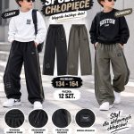 Spodnie DZIECIĘCA numer 134-164_ paczka 12szt _mix kolor 9415727
