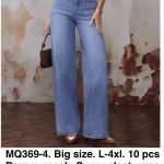 Jeansy Damskie M’sara_size L-4XL_ paczka 10szt_ 9415735