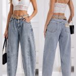 Jeansy Damskie M’sara_size XS-XL_ paczka 10szt_ 9415746
