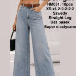 Jeansy Damskie _size XS-XL_ paczka 10szt_[bez pasek] 9415853