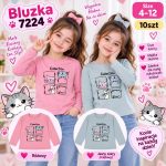 Bluzka DZIECIĘCA size 4-12 lat_ paczka 10szt _mix kolor 9415882