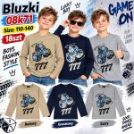 Bluzka DZIECIĘCA numer 110-140_ paczka 18szt _mix kolor 9415895