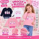 Bluzka DZIECIĘCA size 1-5 lat_ paczka 15szt _mix kolor 9415902