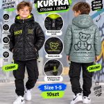 Kurtki DZIECIĘCA size 1-5 lat_ paczka 10szt _mix kolor 9415917