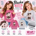 Bluzka DZIECIĘCA size 4-12 lat_ paczka 10szt _mix kolor 9416058