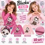 Bluzka DZIECIĘCA size 3-8 lat_ paczka 10szt _mix kolor 9416059