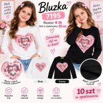 Bluzka DZIECIĘCA size 8-16 lat_ paczka 10szt _mix kolor 9416065