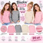Bluzka DZIECIĘCA numer 110-140_ paczka 24szt _mix kolor 9416067