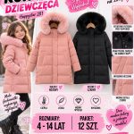 Kurtki DZIECIĘCA size 4-14 lat_ paczka 12szt _mix kolor 9416075