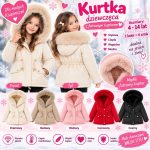 Kurtki DZIECIĘCA size 4-14 lat_ paczka 6szt _1 kolor 9416081