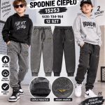 Spodnie DZIECIĘCA numer 134-164_ paczka 12szt _mix kolor 9416086
