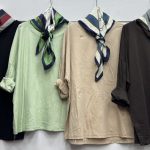 Bluzki Damskie wloskie _size uni_ paczka 6szt_ mix kolor 9416088