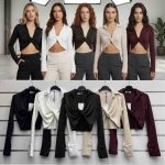 Bluzki Damskie wloskie _size uni_ paczka 6szt_ mix kolor 9416092