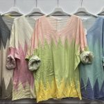 Bluzki Damskie wloskie _size uni_ paczka 6szt_ mix kolor 9416098