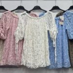 Bluzki Damskie wloskie _size uni_ paczka 6szt_ mix kolor 9416111