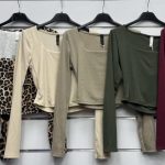 Bluzki Damskie wloskie _size uni_ paczka 6szt_ mix kolor 9416117
