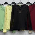 Bluzki Damskie wloskie _size uni_ paczka 6szt_ mix kolor 9416118