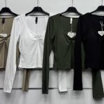 Bluzki Damskie wloskie _size uni_ paczka 6szt_ mix kolor 9416121