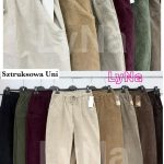 Spodnie Damskie wloskie _size uni_ paczka 6szt_ mix kolor 8297965